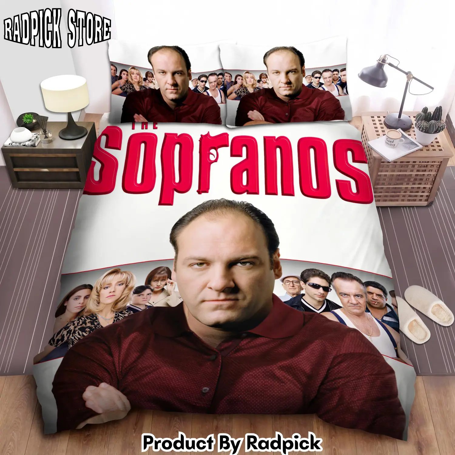 Radpick the sopranos original character poster bed sheet spread duvet cover bedding sets rp327909